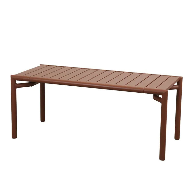 Bliss soffbord/bänk Desert red, aluminium Populär